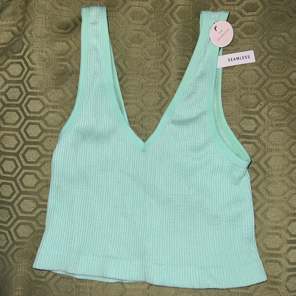 Forever 21 Mint Green Crop Top